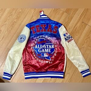 NWT  2024 Texas All-Star Game Jacket - Red, Blue, and Cream mens medium